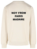 Drole De Monsieur Dark Ivory Cotton Hoodie