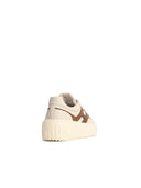 Hogan 'H Stipes' Ivory Lear Sneakers
