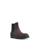 Tod's 'Chelsea' Brown Suede Lear Ankle Boots