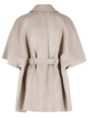 Cape en cachemire beige 'Nettare' Max Mara