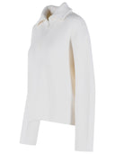 Courreges White Merino Wool Sweater