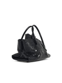 Attico 'La Passeggiata' Mini Bag In Black Lear