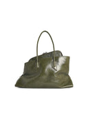 Attico Medium 'La Passeggiata' Green Lear Bag