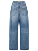 Attico Long Blue Denim Jeans