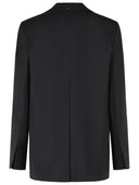 Czarna marynarka oversize z dziewiczej wełny Sportmax „Tenace”.