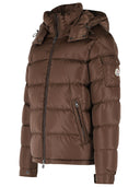 Moncler Matt 'Maya' Brown Polyamide Down Jacket