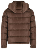 Moncler Matt 'Maya' Brown Polyamide Down Jacket