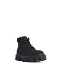 Moncler 'Peak City' Suede And Black Nubuck Ankle Boots