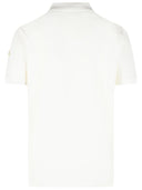 Polo Moncler in cotone bianco