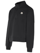 Sweat Moncler 'T Neck' en coton noir