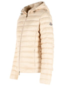 Moncler 'Igelhood' hellbeige Polyamid-Daunenjacke