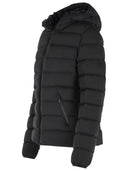 Moncler 'Herbes' Matt Black Polyester Down Jacket