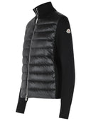 Moncler 'Tricot' Black Virgin Wool Cardigan