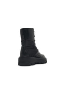 Czarne buty Moncler „Aurea” z domieszką leara