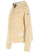 Beigefarbener Moncler-Pullover aus Baumwollmischung