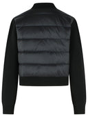 Moncler Cardigan en laine mélangée noire
