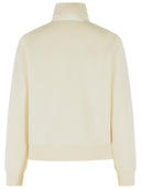 Cardigan Moncler 'Tricot' Bianco Avorio In Lana Vergine