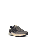 Premiata 'Mick 8433' Grey Suede Blend Sneakers