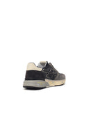 Premiata 'Mick 8433' Grey Suede Blend Sneakers