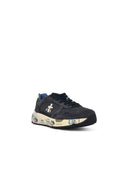 Premiata 'Mase 25' Grey Suede Blend Sneakers