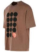 Marni Braunes Baumwoll-T-Shirt