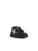 Off White 'Out Of Office' Black Lear Sneakers