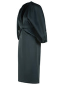 Khaite Black Satin Crêpe Dress