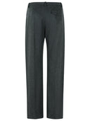 Khaite Hunter Graue Hose aus Wolle und Kaschmir