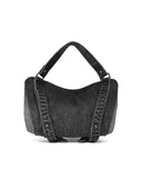 Borsa in denim nero "D One" Diesel