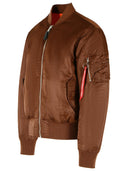 Alpha Industries 'Ma 1 Heritage' Blouson aviateur en nylon marron poudré