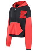 Schwarzes Baumwoll-Sweatshirt „Varsity“ von Erl