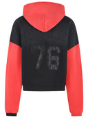 Schwarzes Baumwoll-Sweatshirt „Varsity“ von Erl