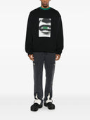 Oamc Peacemaker Loose Fit Crewneck Smile Print
