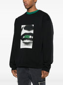 Oamc Peacemaker Loose Fit Crewneck Smile Print