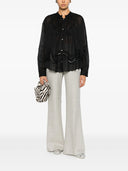 Forte Forte Virgin Wool Harringbone Palazzo Pants
