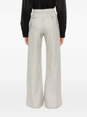 Forte Forte Virgin Wool Harringbone Palazzo Pants