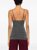 Forte Forte Embroidered Wool Ribbed Jersey Tank Top