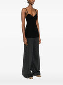 Forte Forte Embroidered Wool Ribbed Jersey Tank Top