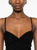 Forte Forte Embroidered Wool Ribbed Jersey Tank Top