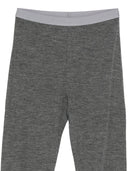 Forte Leggings de punto de canalé de lana con polainas Forte