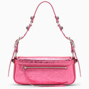 Balenciaga Le Cagole Xs Metallic Pink Shoulder Bag
