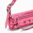 Balenciaga Le Cagole Xs Metallic Pink Shoulder Bag