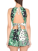 Red Valentino Carre' Bandana Top