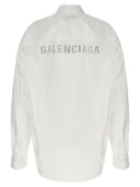 Balenciaga Rhinestone Logo Shirt