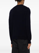 Comme Des Garçons Play U Round Neck Gold Emblem Knit
