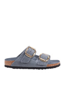 Birkenstock Arizona Big Buckle Hex Grigio basalto, Pelle oliata, S