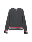Thom Browne Baby Cable Crewneck Pullover