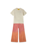 Off White Wide Leg Pant