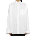 Balenciaga Poplin Übergroßes Hemd