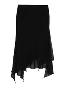 Avavav Ong Draped Skirt Black